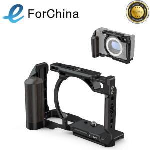 니콘 ZR용 PULUZ 우드 핸들 메탈 카메라 케이지 확장 프레임