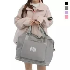 남녀공용 캐주얼 여행보조가방 백팩 겸용 보스턴백 더블백 여행용천가방 헬스가방