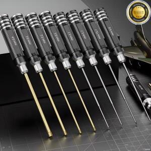 육각 나사 드라이버 스크루 세트 FPV 레이싱 드론 헬기 비행기 자동차 보트 RC 부품 용 1.5mm 2.0mm 도구