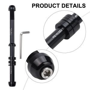 호환 자전거 트레이너 스루 액슬 꼬치 12x142-148mm P1.5/P1.75/P1.0 퀵 릴리스 샤프트 사이클링 액세서리