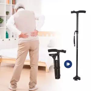 접이식 네발 지팡이 노인 어르신 LED 보행 보조기 노인보행기 어르신보행기