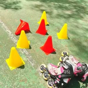 미니 꼬깔 라바콘 인라인 축구 소방 운동 소품 NWA8+7KTQ