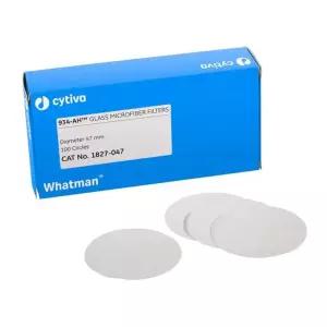 와트먼 1827-042 유리 마이크로파이버 바인더 프리 필터 1.5 유량 3.7초/100mL 등급 934-AH 직경 4.25cm