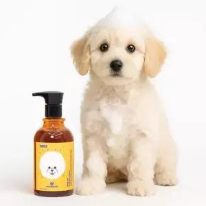 [반려] 컨디셔너 방지 퓨어포펫 올인원펫샴푸 피부보호 300g 털빠짐 포함 1병4기능