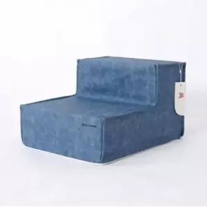 [반려] 애견 1P 가죽 강아지 2단 계단 방수 스텝 소파 침대