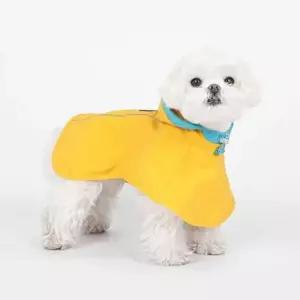 [반려] 망토 1P 후드 강아지 장마 우비 판초 캡모자 비옷 2XL