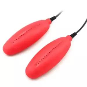 신발 건조기 운동화 살균기 소독기 슈드레서 220V 10W 습식 또는 냄새 제거제 박테리아 죽이기 레드 여성