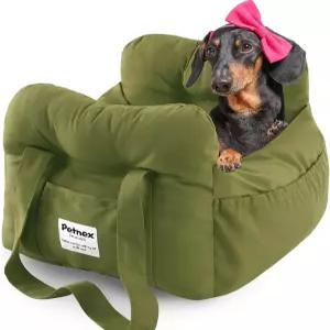 소형견을 위한 PETNEX 반려견 카시트 간편한 휴대용 강아지 큰 포켓이 있는 패셔너블한 반려동물 캐리어