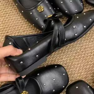 SMK 검정 슈즈 까멜리아 속 힐펌프스 스트랩힐 여성신발 메리제인슈즈 JEN5