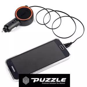 B퍼즐055 릴홀더 차량 2.4A 급속 스마트폰 충전기