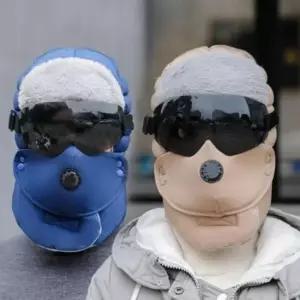 겨울모자 마스크 털모자 방한 귀마개 작업모