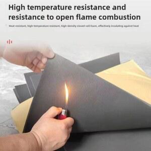 자동차 음향 폼 바닥 게이트 방음 매트 소음 감소 패드 블랙 5mm 10mm 10 76sqft 200X50cm