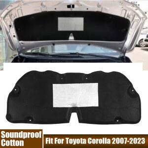 코롤라 2007 자동차 전면 엔진 방음재 단일 알루미늄 시트 방음 패드 매트 액세서리