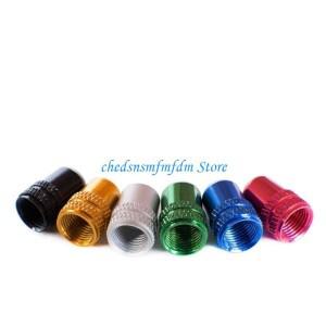 호환 E9LE 4PCS 먼지 방지 줄기 자전거 휠 밸브 커버 사이클링 타이어 에어 캡 공기 보유 향상을위한