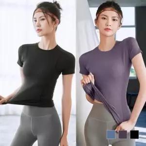 [옷은날개] 요가옷상의 트레이닝티셔츠 헬스복 츄리닝티 핏좋은