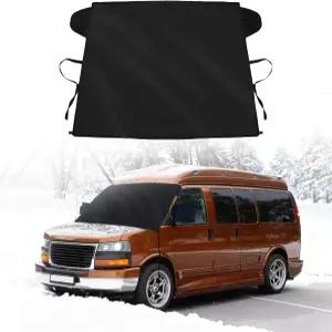 1996-2024년 2025년 2026년형 얼음과 눈을 위한 윈드실드 커버 GMC 사바나 밴/쉐비 익스프레스 액세서리