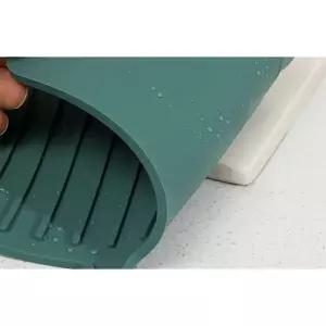 꾹상점3  세면대 실리콘 물튀김 패드 물고임 싱크대 물때 방지 루미나D