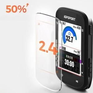 호환 IGPSPORT BSC200S 자전거 컴퓨터 GPS 내비게이션 2.4인치 컬러 스크린 66g 초박형 ANT+ IPX7 방수 스