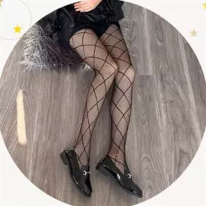 체크 시스루 스타킹 망사 팬티 유니크 디자인