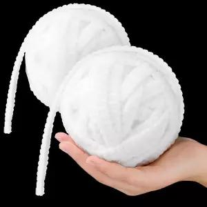 2롤 튜브형 붕대 탄성 네트 드레싱 신축성 리테이너 거즈 접착 테이프 사용 없이 사이즈 1/0.59인치 x