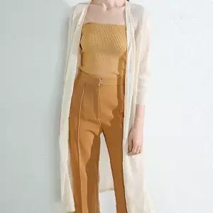 시어 메쉬 오픈 롱 코트 여성 봄 여름 가을 평상시 외출 출근 비치 휴양지