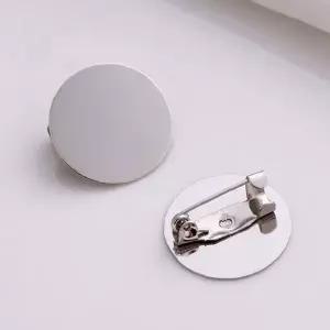 원형 브로치 핀 코사지 받침 공예 부자재 옷핀 리본 장식 수공예 악세서리 제작