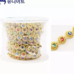 공예용 악세사리 만들기 롤 비즈 체인 재료 공예 줄