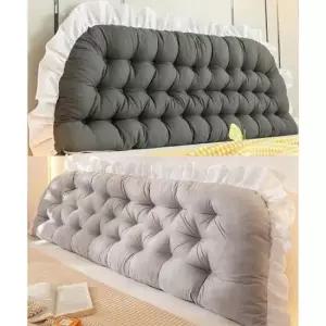 침대헤드쿠션 침대 헤드 등받이 쿠션 푹신한 허리 보호대 50x150cm