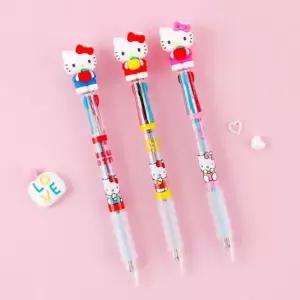 [문구] 산리오 헬로키티 피규어 3색 볼펜-12EA