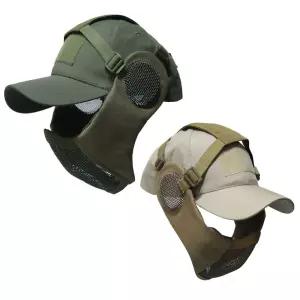 서바이벌 야구모자 귀 안면 보호대 마스크 세트 5종 LMe6+4TlT