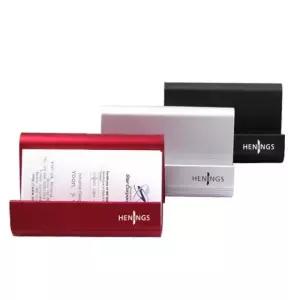 HM-502 명함꽂이/실버/블랙/레드/인쇄가능/책상정리함 PEV8+3qKE