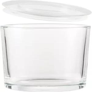 캔드막 캔들 병 20팩 6온스 빈 유리 용기 만들기를 위한 투명 뚜껑이 있는 벌크 맑음