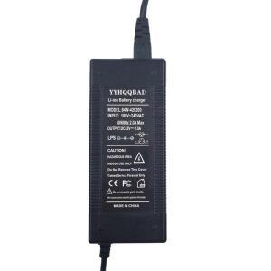 전기 자전거 리튬 배터리 충전기, 36V 전기 스쿠터 3 프롱 인라인 커넥터, 3P GX16 플러그, 42V 2A