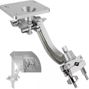 전자 컨트롤러 멀티패드 드럼 세트 심벌 스탠드용 클램프 모듈 장착 홀더가 있는 랜밍 플레이트