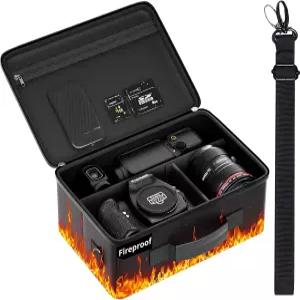 캐논/소니/니콘/미러리스/DSLR 카메라 렌 및 삼각대와 호환되는 탐파일 가방 4개의 칸막이 방수 지퍼 어깨