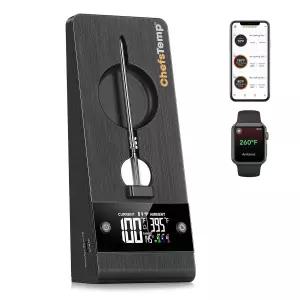 ChefsTemp ProTemp 2 플러스 바늘 탐침 무선 육류 온도계 온도 컨트롤러 무제한 범위 블루투스 및 WiFi
