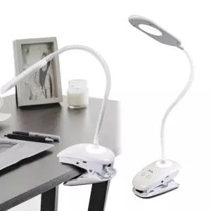 엘리트 집게 클립형 유무선 LED 스탠드 책상등 독서등 학생 침대 데스크