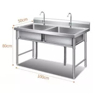 업소용 싱크대 대형 주방 개수대 설거지 식당 캠핑장 세면대 스테인리스 수전