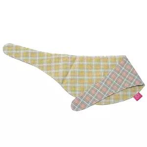 블링독 강아지 스카프 양면 체크 스카프빕 (M)