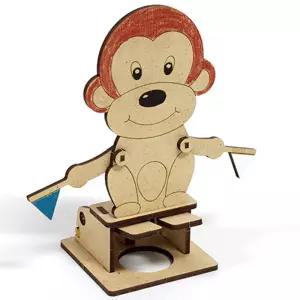 9세 유아 청기백기 원숭이 오토마타 조립 장난감 만들기 두뇌개발 돌봄교실 수행평가