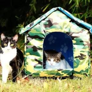 방한 겨울 야외 집 보온 숨숨 고양이 길고양이 급식소 대형