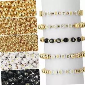 공예 비즈 키트 팔찌 만들기 목걸이 diy 수공예 알파벳