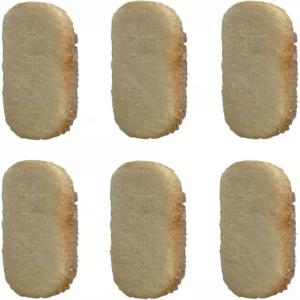 야외 캠핑용 6Pc 손난로 교체용 면 포켓 촉매 히터 버너 패드