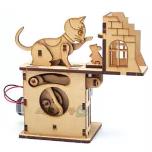 초등 유아 쥐잡이 나무 고양이 전동 오토마타 만들기 두뇌개발 수행평가 융합사고