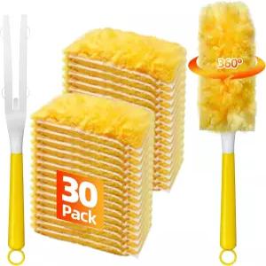 스위퍼 핸들과 호환되는 30 카운트 더스터 리필 손잡이 1개가 있는 다중 표면 가정 전자제품 사무실 가구