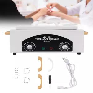 금속 도구용 고온 청소 상자 타이머 및 안전 손잡이가 있는 1.5L 110V 300W 네일 살롱 이발 장비