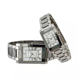 킹덤 사각 텅스텐 커플 명품 예물 선물 고급 메탈 손목 시계 / KD1002W 