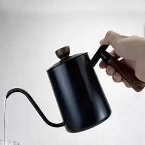 미니 드립 커피 나무 손잡이 직화주전자 홈카페 포트 캠핑 인덕션주전자