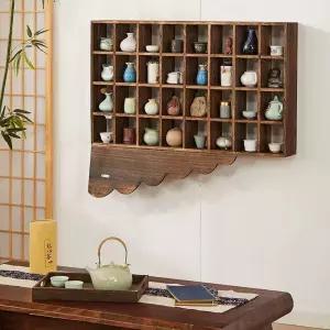 빈티지 원목 대형 미니 커피장 찻잔장 찻장 D0 찬장 엔틱그릇장 컵보드