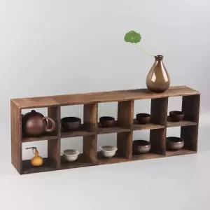 주방 소형 원목 B0 미니그릇장 찻장 찬장 빈티지 옛날 찻잔장